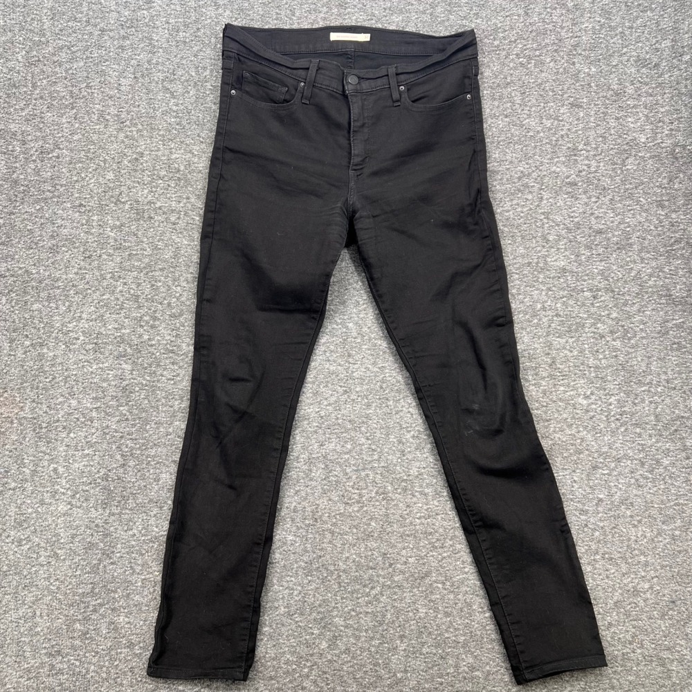 Levis 311 Shaping Skinny Jeans Womens 32 Black Mid Rise Stretch Denim‎ Pants